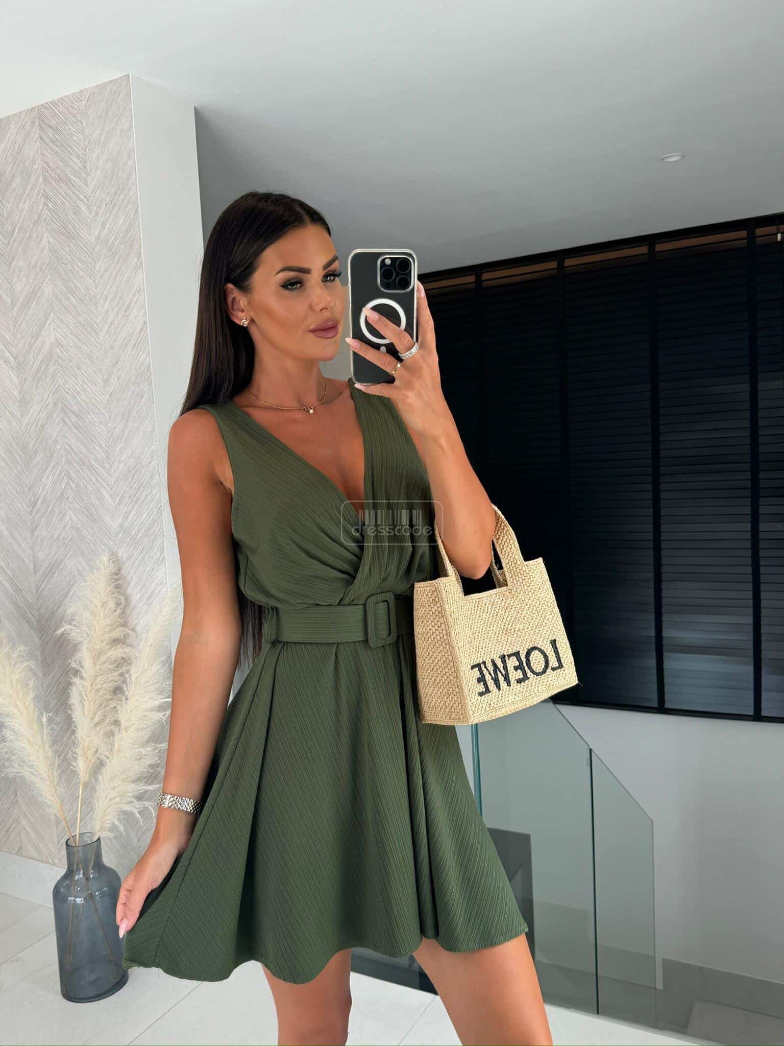 sukienka-provance-z-paskiem-zielona_1-2