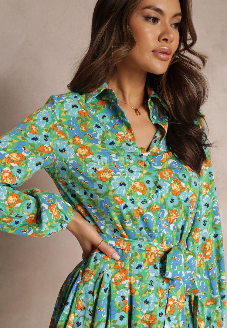 zielona-sukienka-mini-renee-koszulowa-na-jesien-4