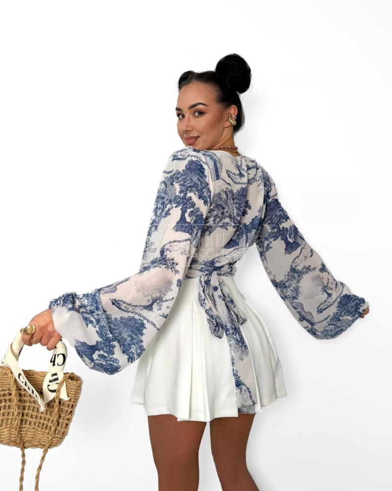 koszula-wiazana-la-milla-dior-granat-2