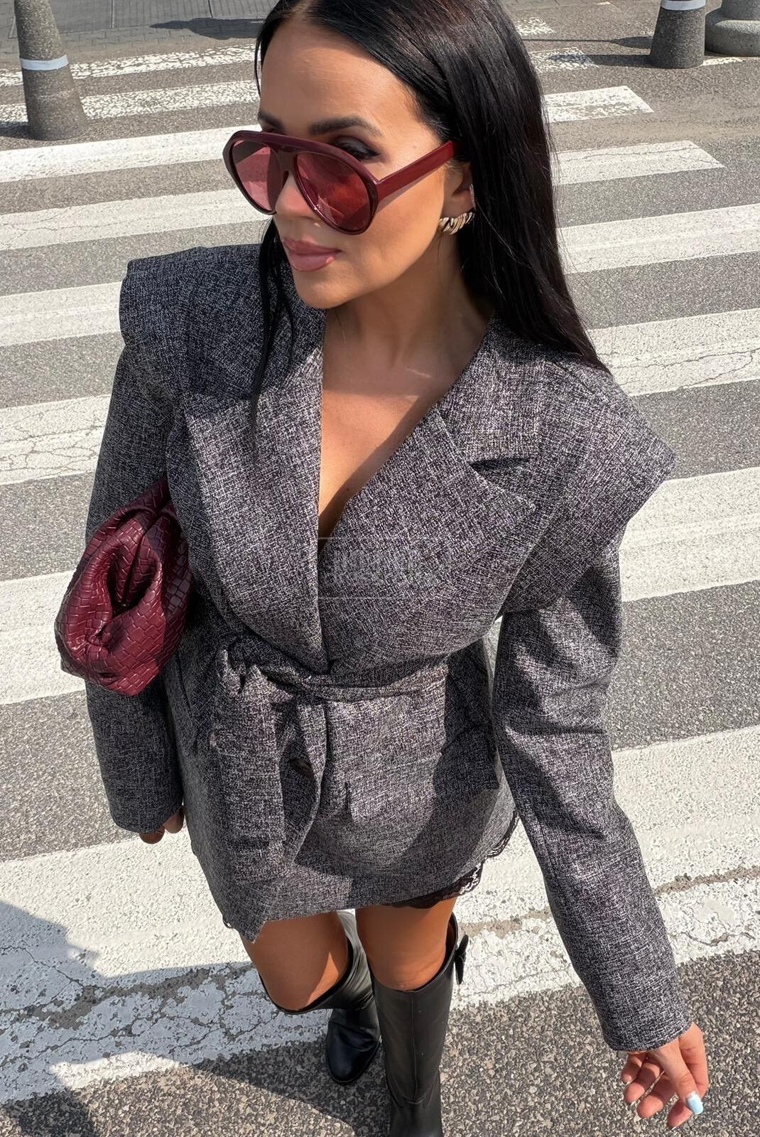 Marynarka-melanz-New-Style-Wilia-La-Milla-szara-2